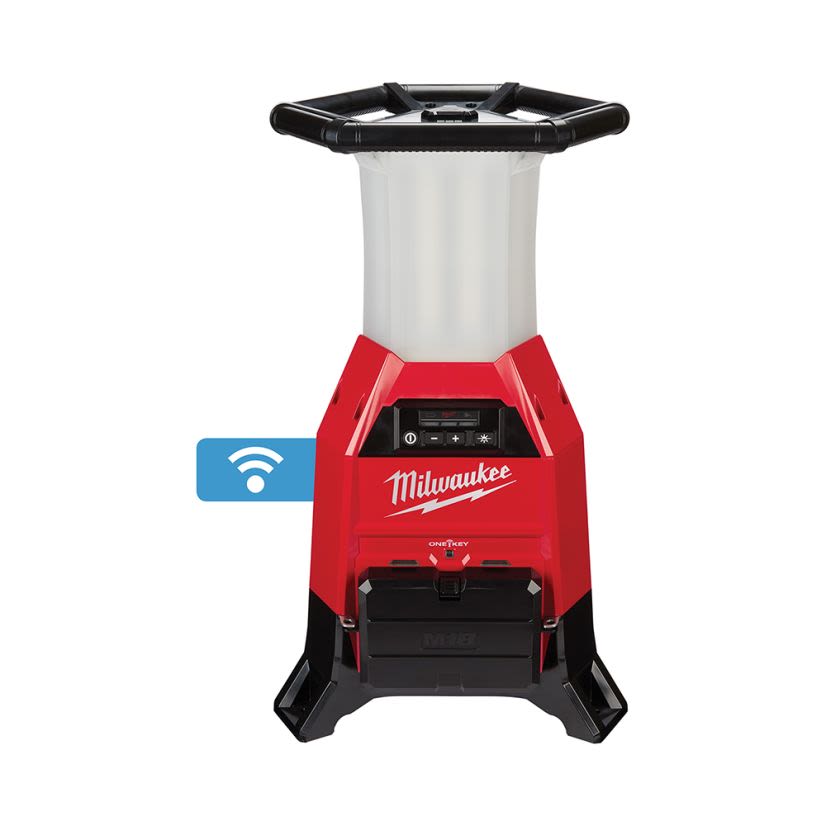 Milwaukee M18 RADIUS 2150-20 Cordless Site Light/Charger With One-Key, LED Lamp, 18 V DC, Li-Ion Battery